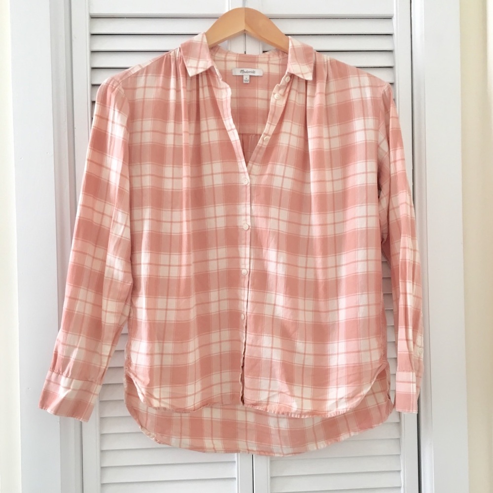 SOLD MADEWELL Central Shirt in Danville Plaid